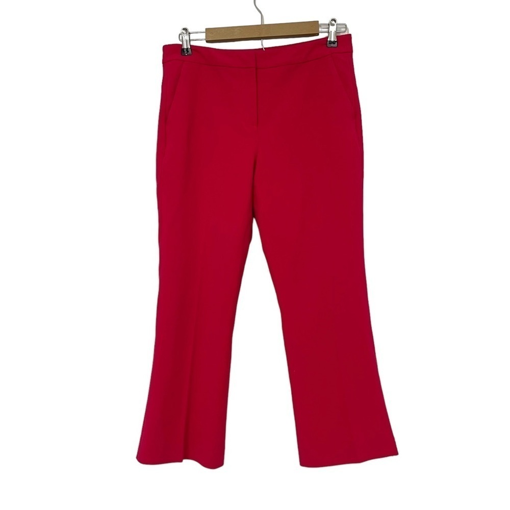 Boden Hot Pink Cropped Dress Pants Size 8 Preppy Business Office Barbiecore